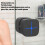 IP65 Waterproof Bluetooth Shower Speaker 5W, Black & Blue 4