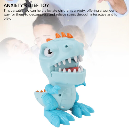 Dinosaur Teeth Game with Sound 17x10.5cm Blue Interactive Toy 2