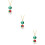 3 Set Collana Natalizi Per 9