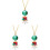 3 Set Collana Natalizi Per 2