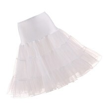 Witte Vrouwen Petticoat Retro Onderrok Tutu Cosplay Bruiloft Xl