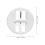120 Pcs Suportes Para De Vela Base Redonda Com Metal 3