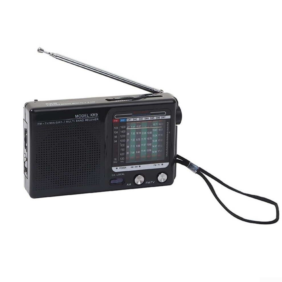 Portable Handheld Am Fm Radio, Batterypowered, Telescopic Antenna, Indooroutdoor Use, Multifunctional Radio 9067246082086