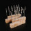 40 Pezzi Supporti Per Foto Con Mollette A , Base In 10