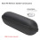 Bluetooth Speaker Hard Carrying Case, Shockproof TPU Nylon, Black 4
