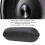 Bluetooth Speaker Hard Carrying Case, Shockproof TPU Nylon, Black 3