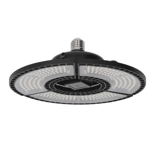 Luminária de garagem LED ajustável com iluminação de espectro completo, carcaça resistente em ABS com proteção à prova d'água e versátil 1