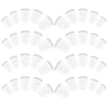 50 Unidades Protetores De Dedo Silicone Para Guitarra Baixo Ukulele Guzheng