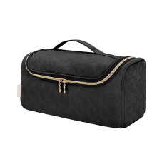 Hair Curler Accessories Storage Bag Hanging Organizer Black For Styling Tools