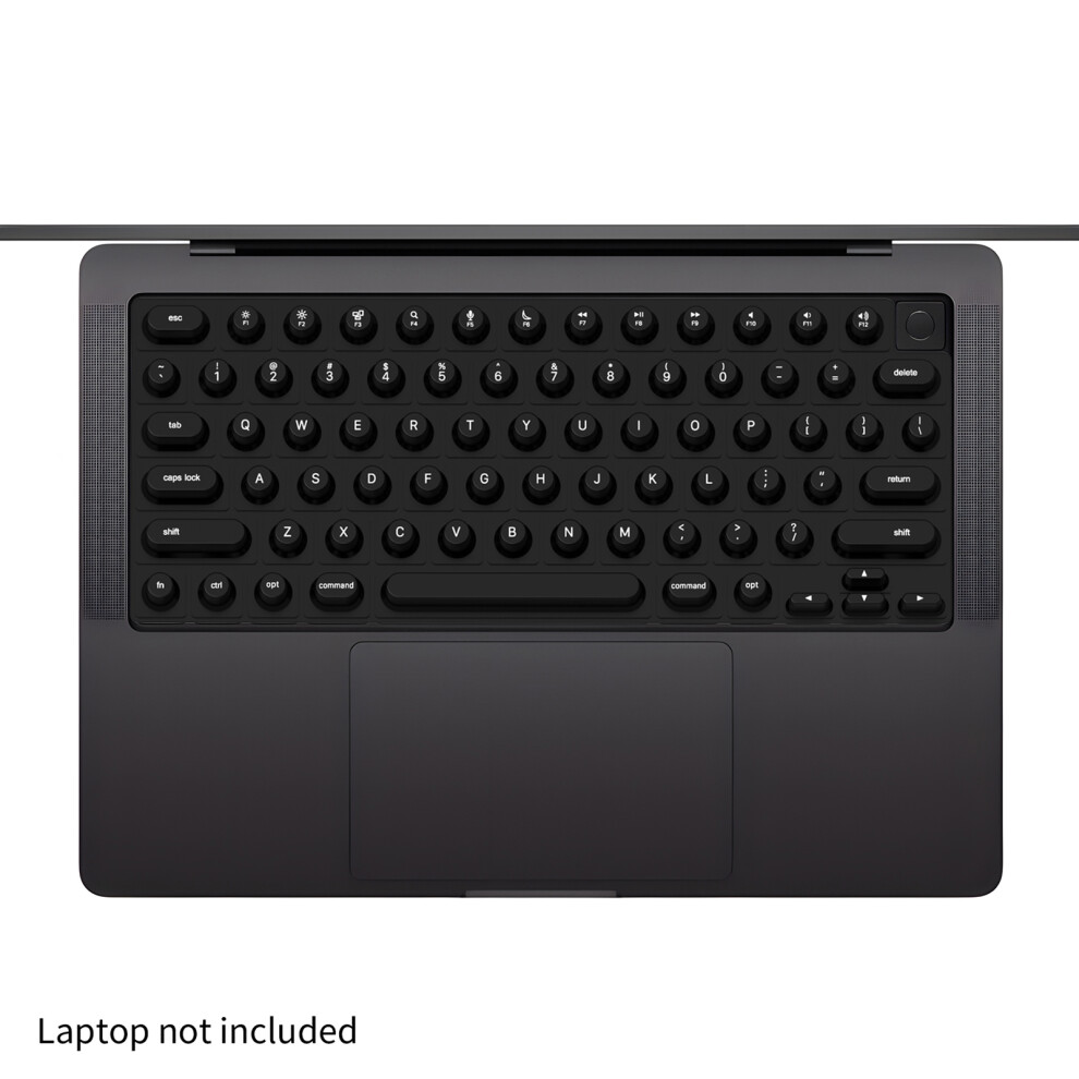 Long Nail Keyboard Cover Silicone Protector For Macbook Pro/Air Â 3 Colors Black 4991364278494