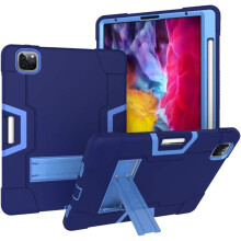 Étui pour iPad Pro 5/4/3 12.9" avec Support et Emplacement pour Stylet Bleu