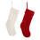 Gestrickte Weihnachtsstrümpfe, hängende Socken,-Rot 3