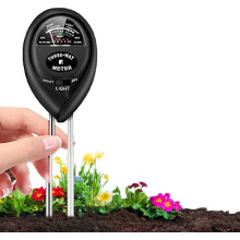 Zonlichtintensiteitsmonitor, 4-in-1 multifunctionele bodemtester, geen batterijen nodig voor landbouw, gazon en binnentuinen, vermindert