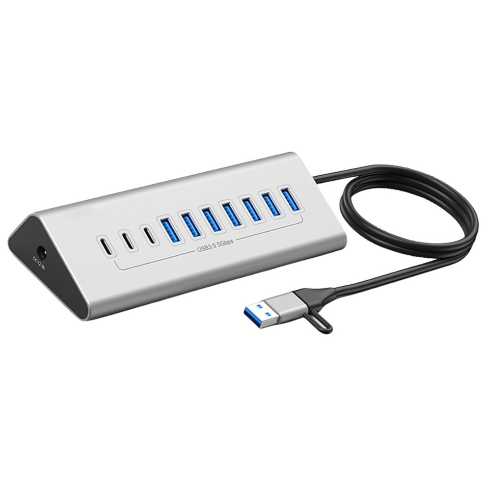 Usb3.0 Hubs Typec 7Port/10Port Usb Splitter, Power Adapter, Heat Dissipation, Pc Compatible 9323874226569