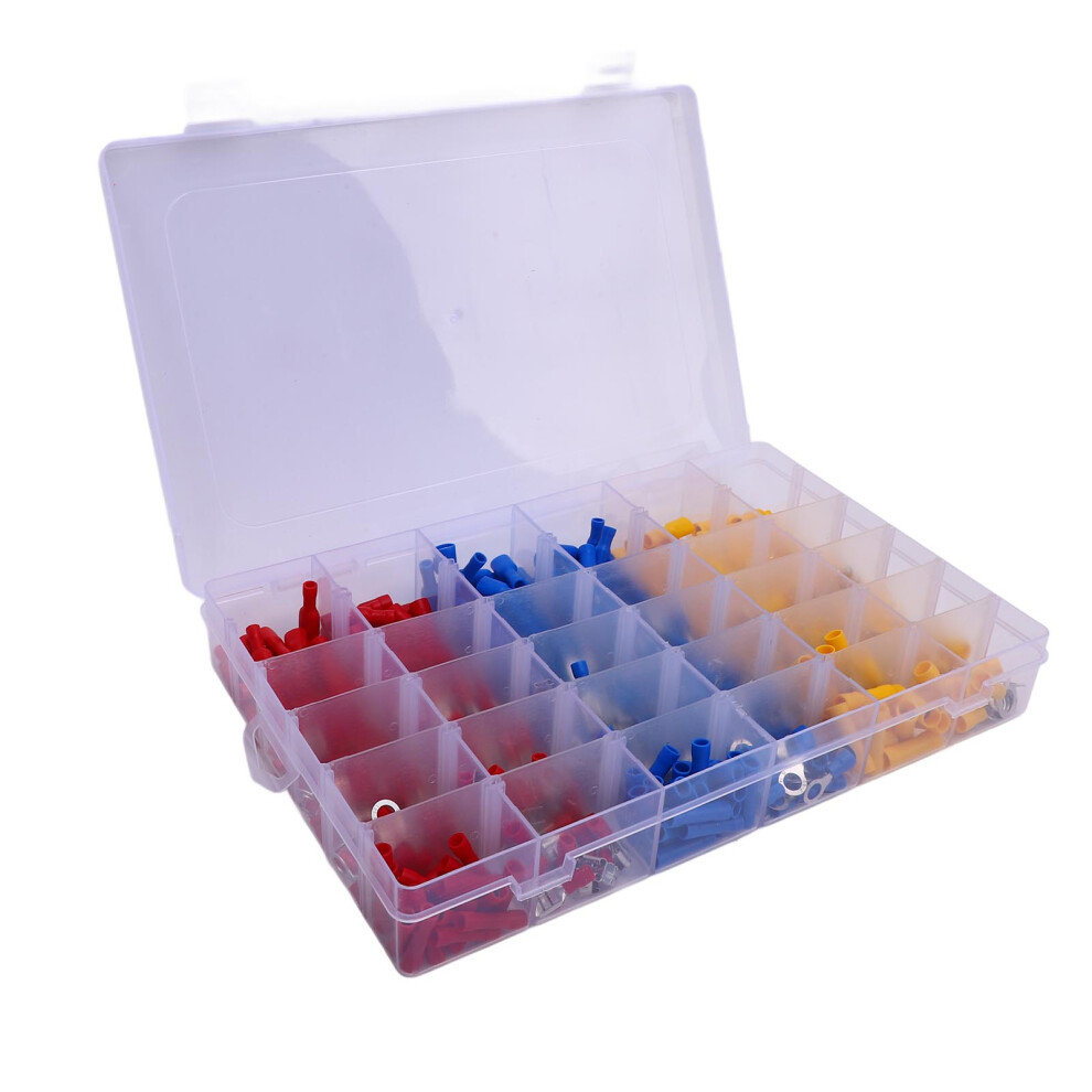 480Pcs Heat Shrink Wire Connectors, Insulated Ring Terminals For Marine & Automotive 6931364281085