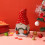 Christmas Cookie Boxes Christmas Treat Container 1PC-stripe 5