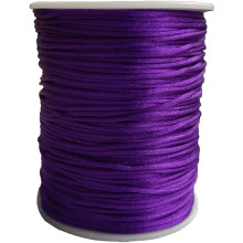 Soft Comfort in Jewelry Making: Nylon Satin Cord with Vibrant Color and Durability for Macrame Bracelets, Braided Thread String Offers Easy Handling v
