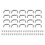 20 Sets U Shape Ring Buckles 5.5mm Silver Hardware for Purses 3