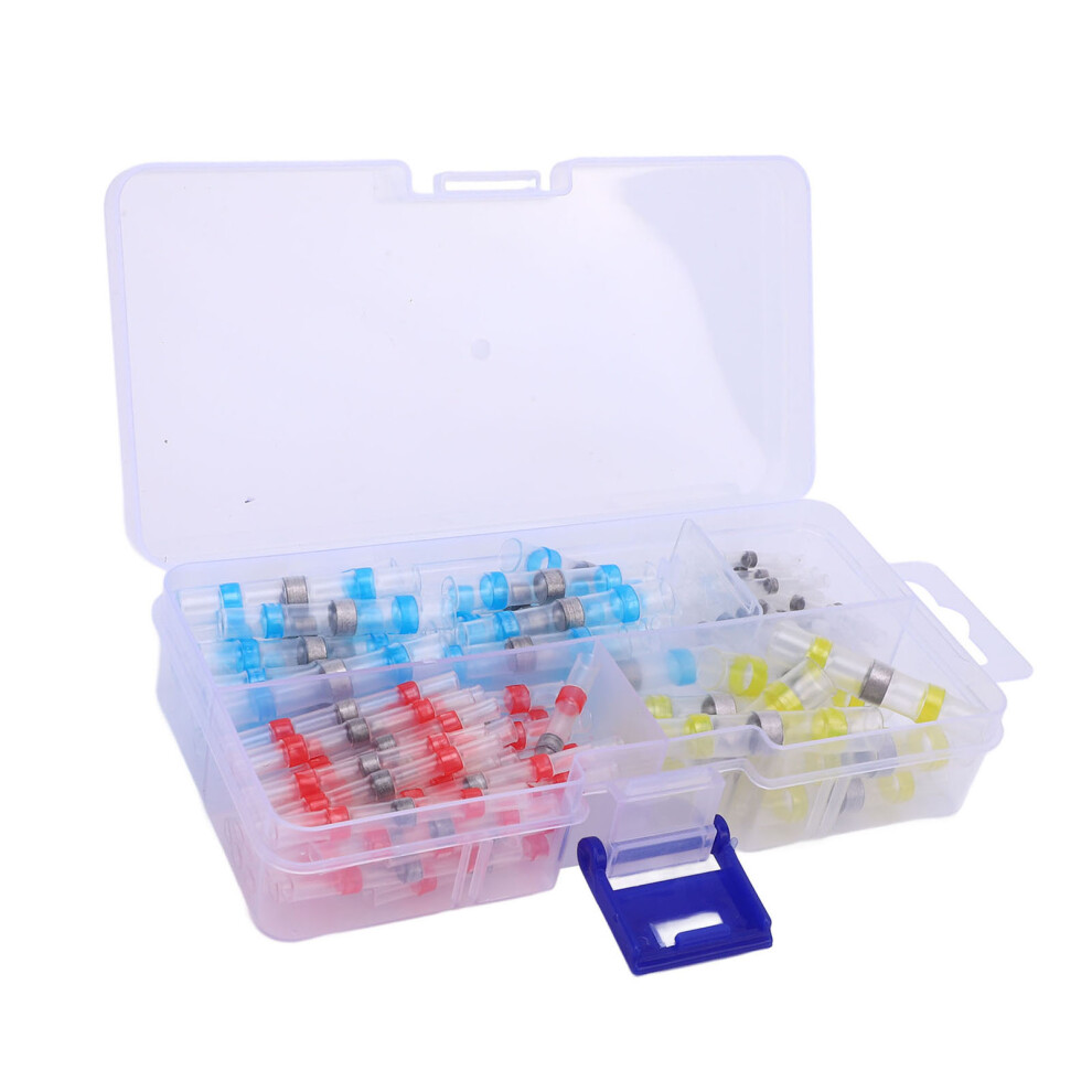 100Pcs Waterproof Heat Shrink Solder Seal Wire Connectors Kit, 12-26 Awg 3551364281194