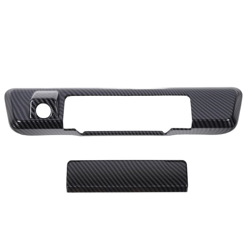 Isuzu D-Max 2023–2024 Heckklappen-Griffabdeckung Carbon 1