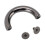 10 Sets D-Ring-Schnallen Silber/Schwarz 3,7  2 cm 15