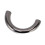 10 Sets D-Ring-Schnallen Silber/Schwarz 3,7  2 cm 13