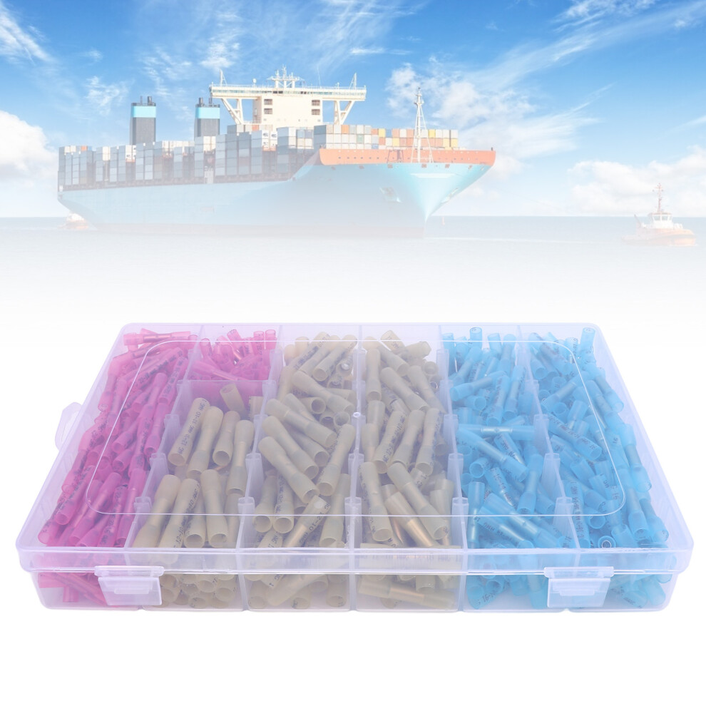 540Pcs Heat Shrink Wire Connectors Kit Waterproof Automotive Marine Durable 4931364281117
