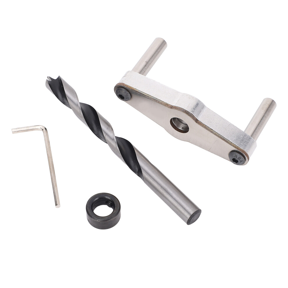 Dowel Jig Kit 0-60Mm Clamp Aluminum Alloy Drill Guide With 6Mm Drill 8201364281292