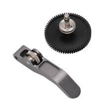 Hardened Steel Extruder Gear with Aluminum Handle for Lab A1 & A1 Mini
