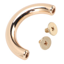 10 Sets Zinc Alloy Iron D Ring Buckle for Bag, Leather Crafts, Gold
