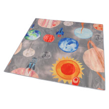 Waterproof Oxford Cloth Baby High Chair Mat 130x130cm Non Slip Floor Splat