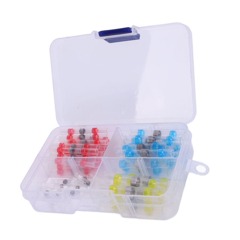 50Pcs Waterproof Heat Shrink Solder Seal Wire Connectors Kit For Marine & Automotive 4931364281162