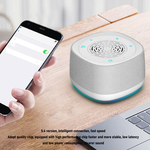 Rechargeable White Noise Machine 14 Sounds Bluetooth 5.4 5W 2