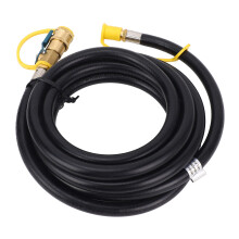 12-Fuß RV-Schnellkupplungsschlauch 1/4-Zoll Messing-PVC-Adapter
