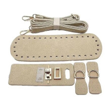 Professional Handbag Making Supplies PU Leather Craft-Bee white