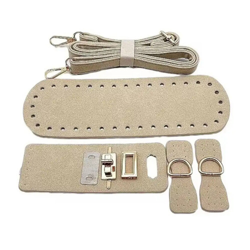 Professional Handbag Making Supplies PU Leather Craft-Bee white