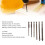 6PCS Eccentric Carbide Drill Bits Set - 4mm-12mm Sizes for Concrete Masonry 8