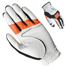 Men's Golf Positioning Glove, Silicone Palm Reinforcement, Hook Reduction Gear, Microfiber Synthetic, Control Trainer