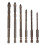 6PCS Eccentric Carbide Drill Bits Set - 4mm-12mm Sizes for Concrete Masonry 3