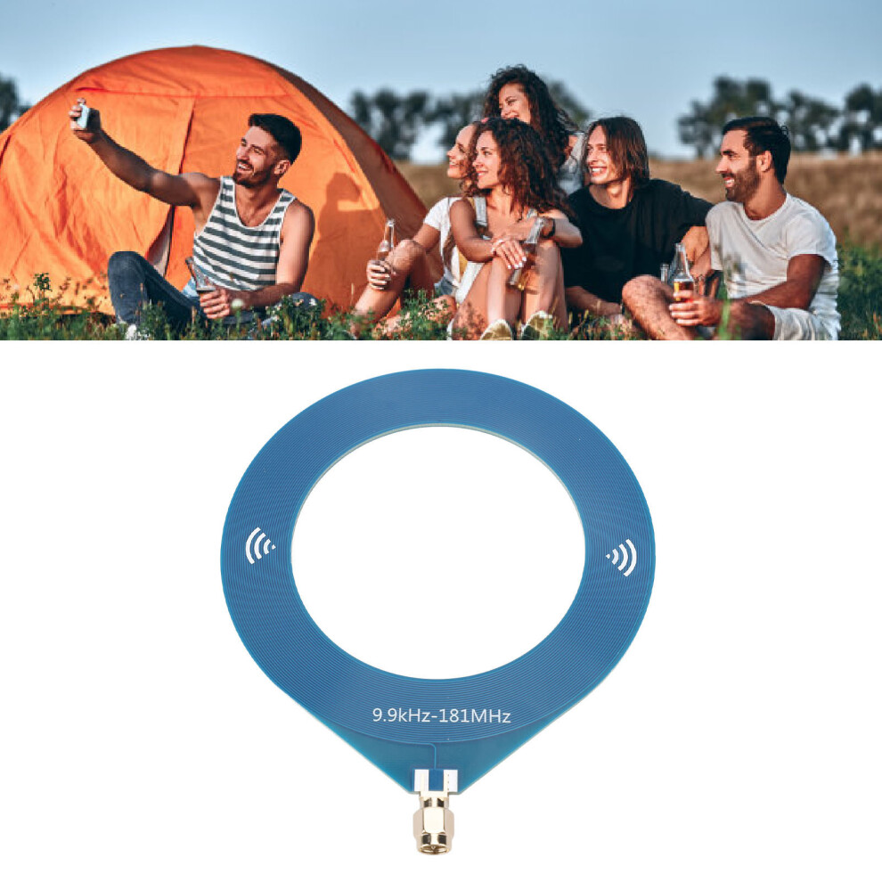 Sma Connector Loop Antennae 9.9Khz To 181Mhz For Hiking Camping Internal Thread 4661364285579