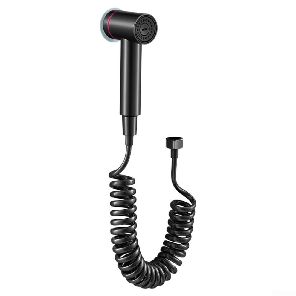 Handheld Toilet Bidet Sprayer Kit With 2M Hose Black Shower Head Portable Bathroom Accessories For Hygiene 9339159490150