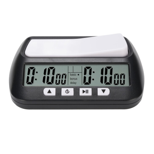 Digitaler Schachuhren-Timer, ABS, 14x9cm, Batteriebetrieben 2