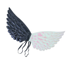 Butterfly Wing Costume for Girl Women Halloween-black and white