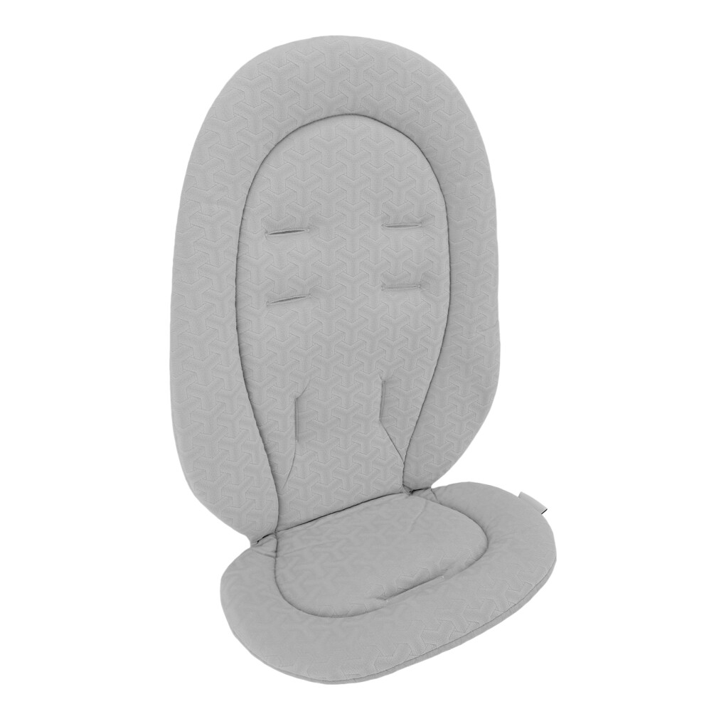 Baby Stroller Cushion Light Gray 67x35.5cm Removable Washable Non-Slip