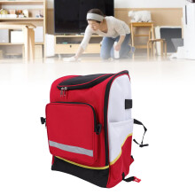 Large Capacity Housekeeping Tool Backpack 48x33x24cm Red