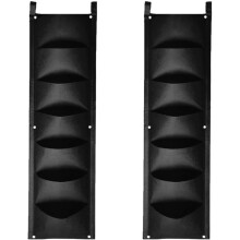 Wall Mounted Planter With Anti-Ultraviolet Protection, Vertical Hanging Garden For Home Decoration And Grow Your Own Food, 2 Pieces