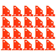 Ayuda para la instalación de pisos de tablones de vinilo, espaciadores de piso con diseño triangular de ABS para herramientas de piso