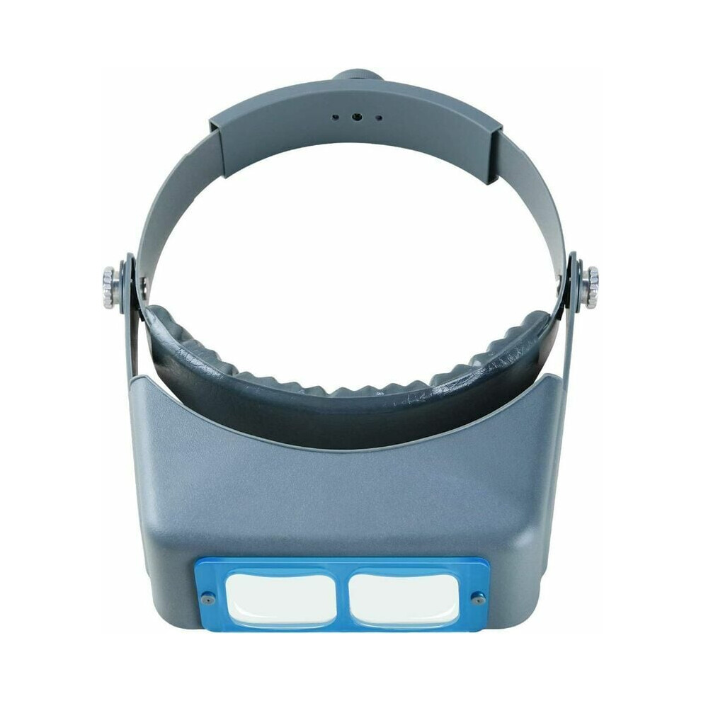 Magnifying Visor with Optical Glass Lenses, Optical Headset Magnifying Visor 4 Replaceable Clarity Lenses 1.5X 2X 2.5X 3.5X Adjustable Headband for Je