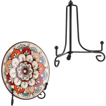 Verstelbare displaystandaard, 30 cm breed, antislip ijzeren plaat, klassieke matzwarte afwerking, kan niet omvallen, compatibel met artikelen 13-1