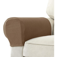 Fauteuilhoezen, stretch armleuninghoezen van spandex jacquardstof, 2 stuks, bescherming voor relaxfauteuil, universele maat, eenvoudig te